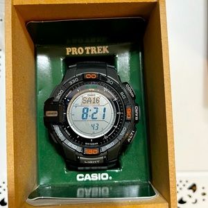 Casio pro trek triple sensor watch